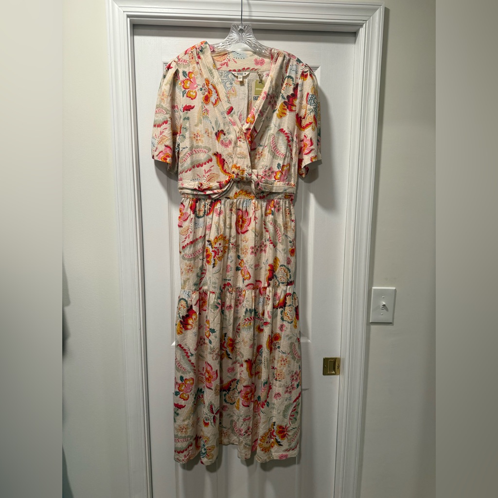 Fatface Floral Midi Dress